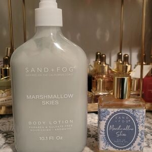 SAND + FOG Marshmallow Skies Body Lotion and Roller Oil Set
